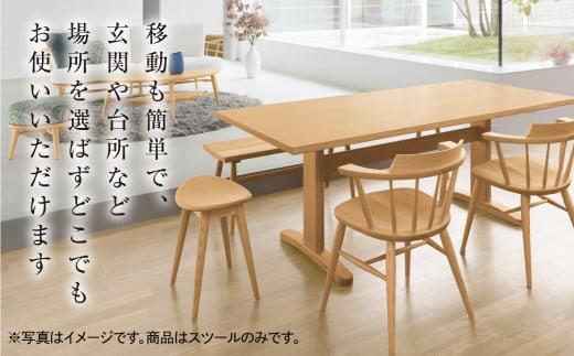 【KASHIWA】スツール 飛騨の家具 オーク材 板座 柏木工 飛騨家具 ダイニングチェア 木製 人気 おすすめ 新生活 一人暮らし 国産 AM034