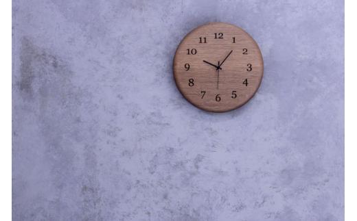 シズクルエッジクロック OAK時計 掛け時計 飛騨の家具 飛騨家具 木馬舎 AY002