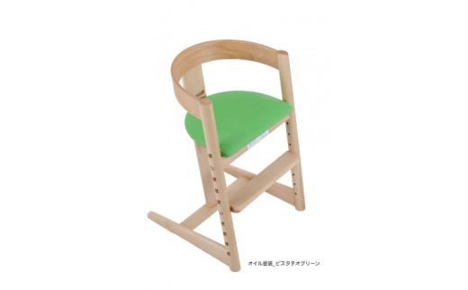 プレディクトチェア N/皮革風PG子供椅子、キッズチェア、学習机、ダイニングチェア 飛騨の家具 飛騨家具 木馬舎 AY027