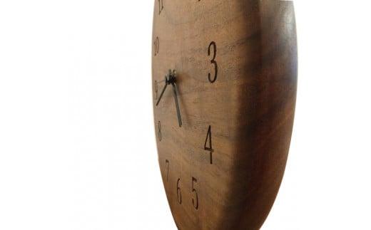 シズクルエッジクロック WN 時計 掛け時計 飛騨の家具 飛騨家具 木馬舎 AY043