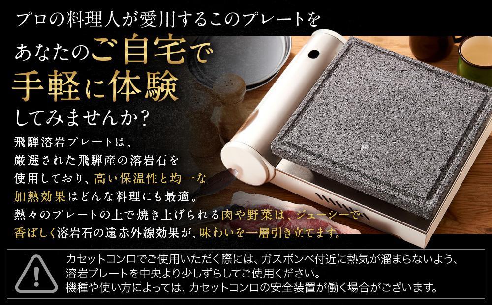 【飛騨溶岩プレート】美味焼【優】肉や野菜が美味しく焼ける！ご家庭での焼肉に最適！アウトドア 砂原石材 BE004VC13