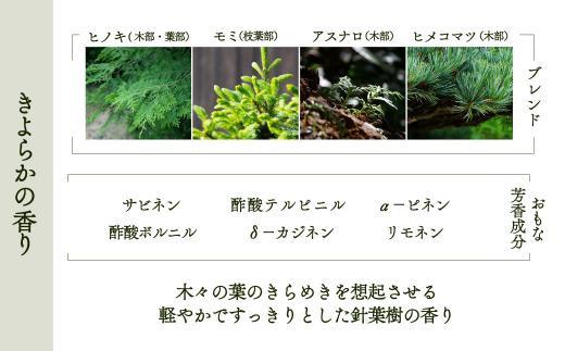 【yuica】エッセンシャルオイル「きよらか」ブレンド（5ml）| オイル アロマ リフレッシュ 自然 森林 正プラス BF023