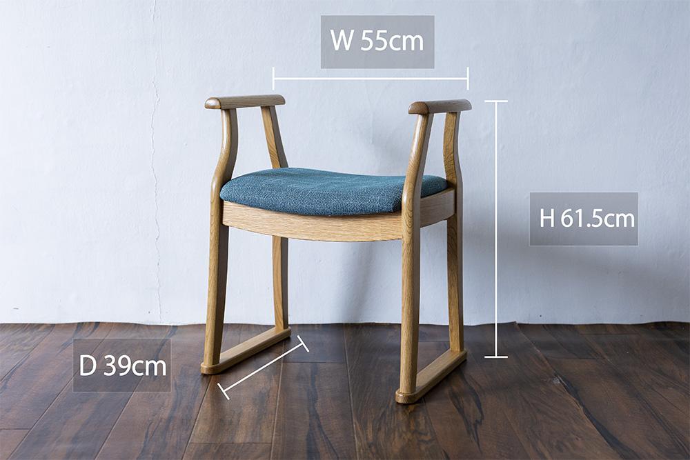 【shirakawa】 畳摺りスツール | スツール 天然木 シンプル 和室 洋室 家具 飛騨の家具 飛騨高山 匠館 BL016