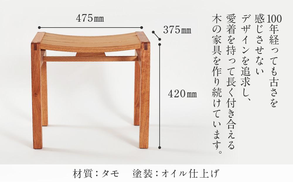 shirakawa スツール タモ材 家具 飛騨の家具 飛騨高山 匠館 BL041