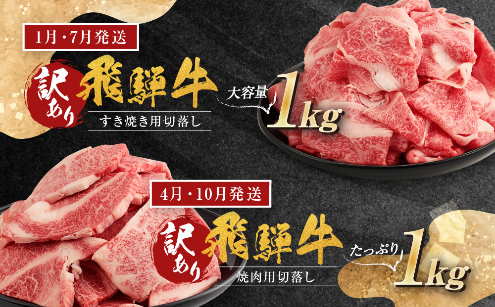 【訳あり】飛騨牛づくし定期便【1月・4月・7月・10月発送】 | 黒毛和牛 和牛 肉 牛肉 切落し 小分け 肉の匠家 BV105