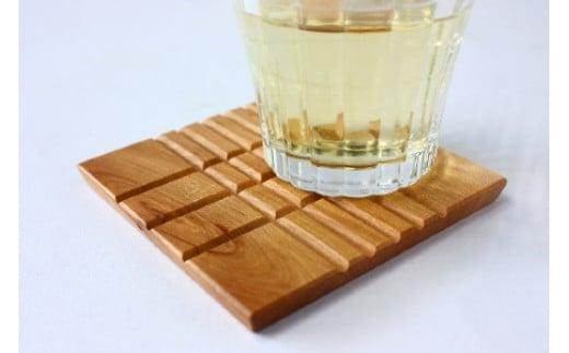 【nokutare】木のコースター ４枚セット 木製 飛騨の匠 工芸 飛騨高山 ノクターレ CB013