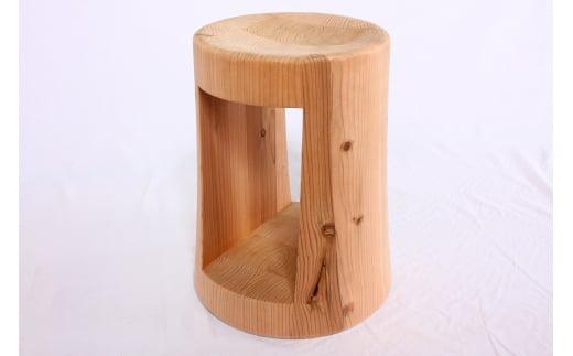【nokutare】 シダー スツール 「 ceppo 」 （板座） 家具 椅子 スギ材 収納 家具 椅子 高さ 47cm 丸椅子 イス 木製 飛騨高山 ノクターレ CB039