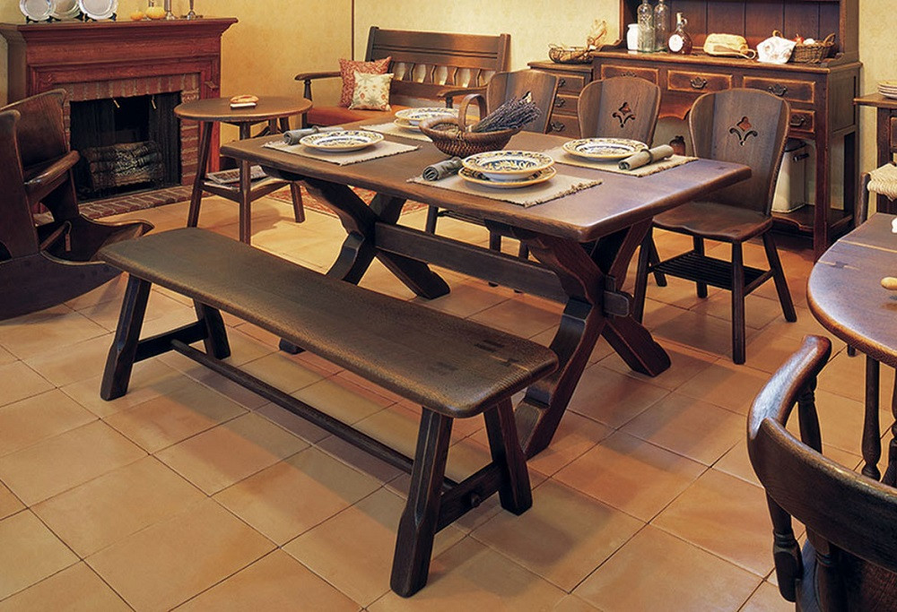 【飛騨の家具】HIDA　PROVINCIAL　トリッスルベンチ　幅197（P4）|長椅子 腰掛け 椅子 家具 飛騨高山 ダイニング 木製 シンプル おしゃれ アンティーク 人気 おすすめ 新生活 飛騨産業 CG368