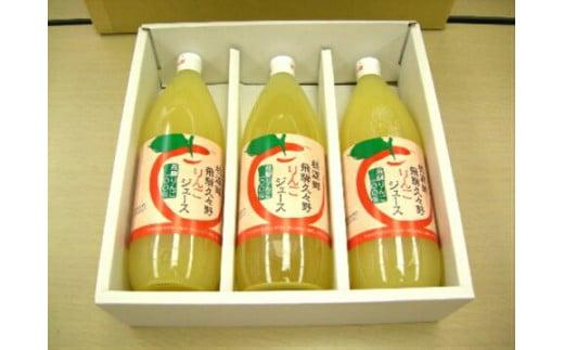 飛騨りんご100% ストレートジュース 1L×3本 | ピュアな逸品をどうぞ リンゴジュース 林檎 りんご ジュース 果汁100% 飛騨 飛騨高山 ひだ桃源郷 CN001