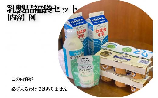 『牧成舎』”何が届くかお楽しみ！”　訳あり乳製品福袋セット | 乳製品 福袋 牛乳 チーズ ヨーグルト 訳アリ 種類おまかせ 詰合せ 牧成舎 DF005
