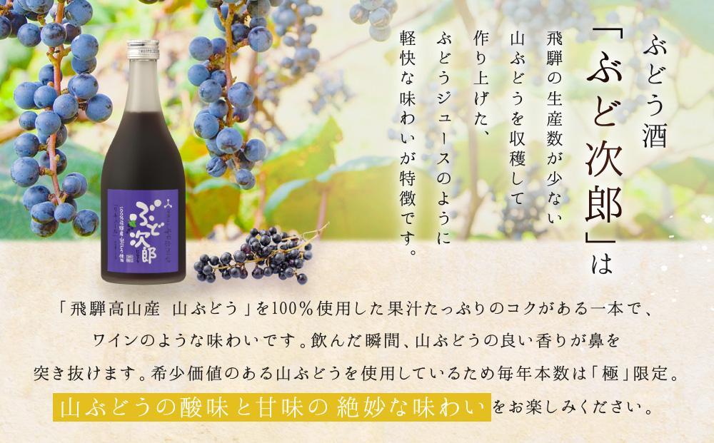 【12月配送】飛騨の地酒で造ったにごり梅酒「すっぱにごり梅子」と山ぶどう酒「ぶど次郎」 ｜年内発送 日本酒 梅 山ぶどう 人気 おすすめ　有限会社舩坂酒造店　FB005VC12