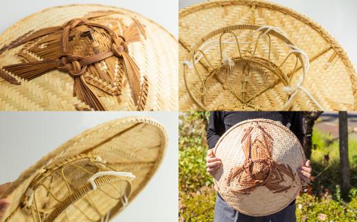 宮笠（セミ）7寸 飛騨高山 工芸品 メイドバイ飛騨高山 笠  HL002