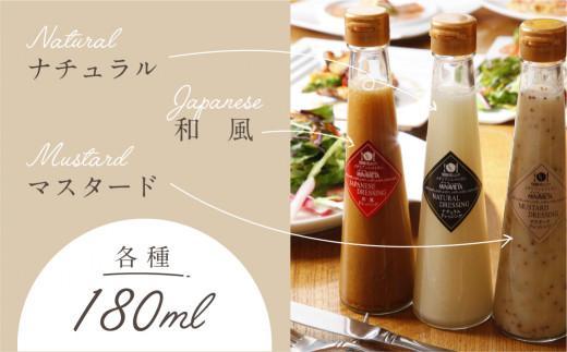 【12月配送】飲めるドレッシング 3種類（和風 洋風 マスタード）| 年内発送ドレッシング サラダ カルパッチョ 調味料 ミナヴィータ MINAVIETA 飛騨高山 JN001VC12