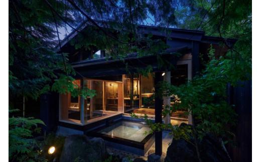 隠庵ひだ路 碧（あお）の間 【温泉露天風呂+檜内湯付】 和洋室 平日限定 1泊2食 ペア 宿泊券  温泉 露天風呂 旅行 LL005