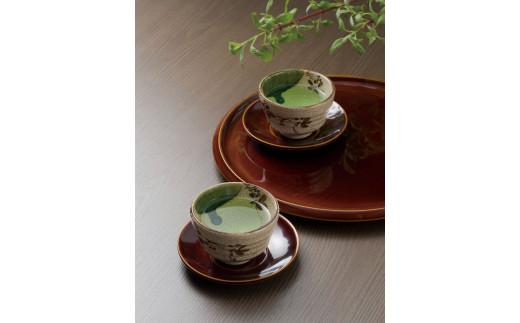 【高島屋選定品】飛騨春慶塗 （手塗漆） 茶托 ５客揃え 5枚 茶たく 茶道具 春慶 工芸品 うるし 来客 コースター 受け皿 漆器 漆塗 和食器 器  天然木 (株)高島屋 TR4464