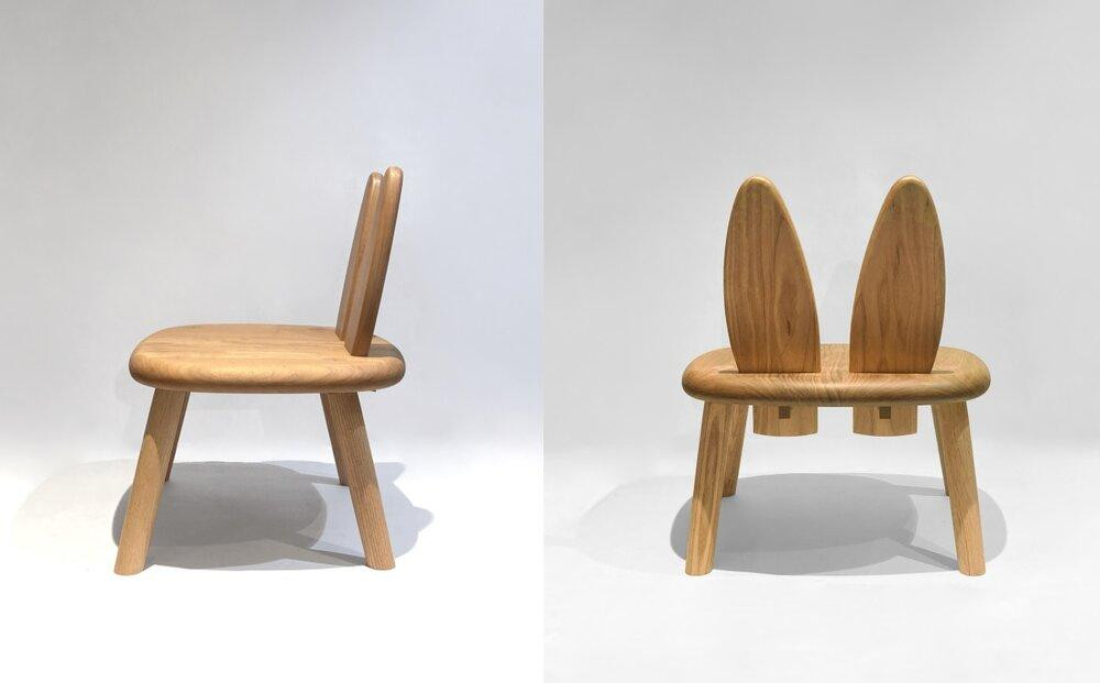 【高島屋選定品】子どもイス | 家具 インテリア 椅子 イス サクラ クルミ 天然無垢材 飛騨の家具 雉子舎 ATKJ021