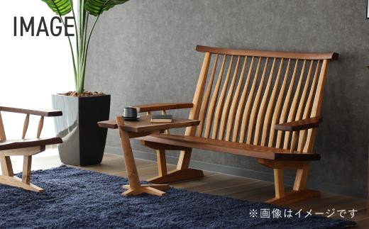 【高島屋選定品】モーリー 3P 木のソファ 3人掛け | ソファ いす 飛騨の家具 家具 ベンチ 木製 リビング ベンチチェア ベンチソファ  シンプル   無垢 天然木  雉子舎 ATKJ034