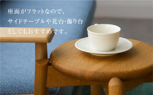 飛騨の家具 スツール TOY チェアWOS-1722（板座・高さ535ミリ）nissin | 丸座 ダイニング 玄関 腰掛 丸椅子 無垢材 オーク 家具 おしゃれ 人気 おすすめ 新生活 一人暮らし 国産 飛騨家具 飛騨高山 日進木工 BW020