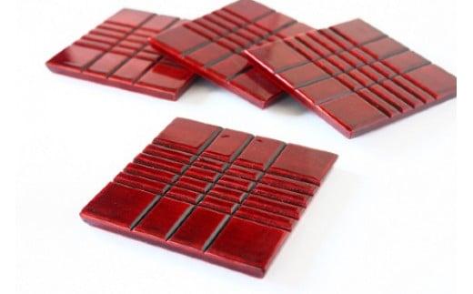 【nokutare】 飛騨春慶のコースター ４枚セット 木製 飛騨の匠 伝統工芸 春慶塗 飛騨高山 ノクターレ CB015