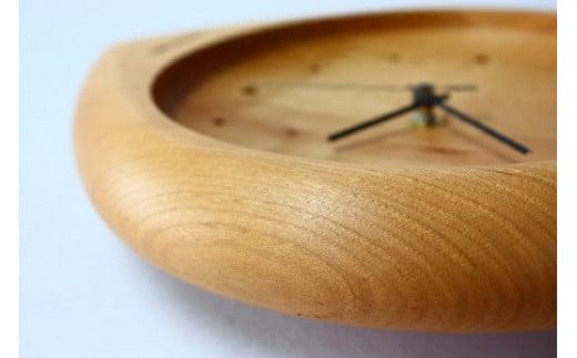 【nokutare】 壁掛け時計 （sizuku） 飛騨の匠 工芸 ウォールクロック 天然木 壁時計 壁掛け ウッド 時計 シンプル プレゼント リビング 寝室 結婚祝い 新築祝い 伝統工芸品 飛騨高山 ノクターレ  CB031