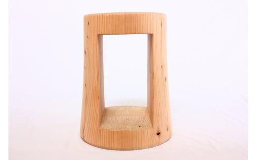 【nokutare】 シダー スツール 「 ceppo 」 （板座） 家具 椅子 スギ材 収納 家具 椅子 高さ 47cm 丸椅子 イス 木製 飛騨高山 ノクターレ CB039