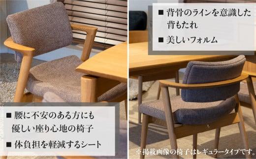 【飛騨の家具】SEOTO-EX 立ち上がりたくない椅子 フルアーム（KX260AN2）| LDアームチェア 椅子 人気 おすすめ 新生活 一人暮らし 国産 椅子 チェア 飛騨産業 CG025