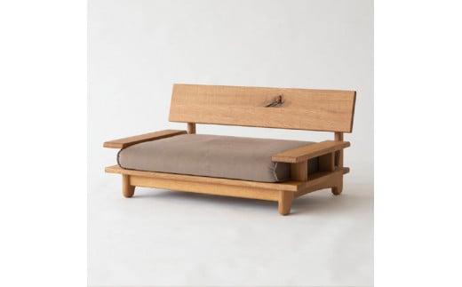 【飛騨の家具】 森のペット家具 PE12AF ペットソファー ペット家具  リビング 寝室 ホワイトオーク 節入り ベット ソファ スペース 飛騨高山 飛騨産業 CG031