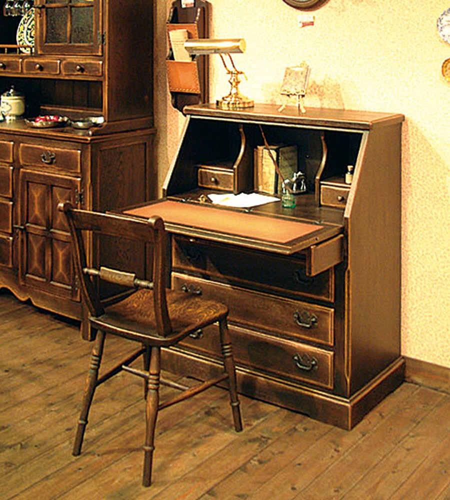 【飛騨の家具】HIDA　PROVINCIAL　ライティングビューロー（P24）|収納家具 デスク アンティーク 戸棚 国産 飛騨の家具 飛騨産業 CG383