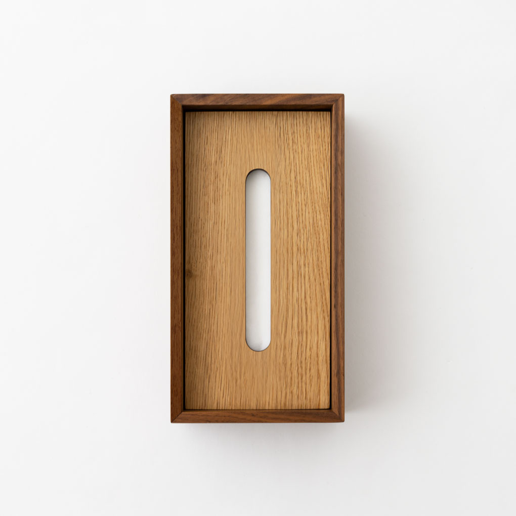 【飛騨の家具】HIDA　HIDA雑貨 ティッシュBOX （ウォルナット）(AC822U) ｜木製 木 木目 天然木 ウッド シンプル ティッシュ ボックス リビング ダイニング 飛騨家具 飛騨産業 CG438