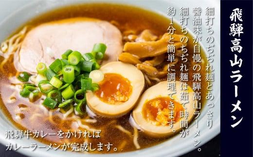 飛騨牛カレー（160ｇ×10袋）と飛騨高山ラーメン（2食入×5袋で10食）満腹欲ばりセット |  高山の味を満喫 飛騨牛 レトルト加工食品 カレー ラーメン セット 人気 おすすめ 飛騨高山 ふるさと清見 DC011