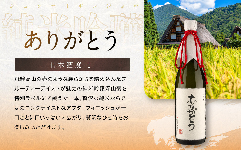 【特別ラベル】感謝・ありがとう飲み比べセット | お世話になった人に贈る特別ラベル 酒 アルコール お祝い ギフト 有限会社舩坂酒造店 FB054VC13