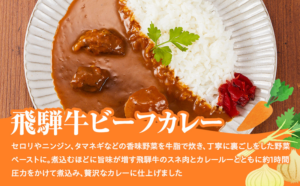 飛騨牛ビーフカレー  180ｇ×6袋 | 飛騨牛 肉 牛 人気 おすすめ レトルト 長期保存 常温保存 防災 加工品 便利 お手軽 個包装 飛騨高山牧場 HG011