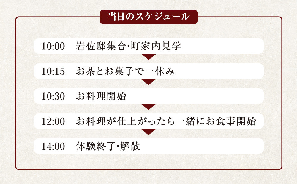 古い町並の町家でお料理体験（4名様） | 料理体験 料理 飛騨高山 高山エース旅行センター LQ023