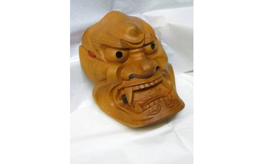 【数量限定】飛騨一位一刀彫 9号獅子口面  | 伝統工芸品 いちい イチイ 一位一刀彫 一位一刀 一刀彫 工芸品 縁起物 品 置物 木彫り 飛騨高山 吉野彫刻所 MC041