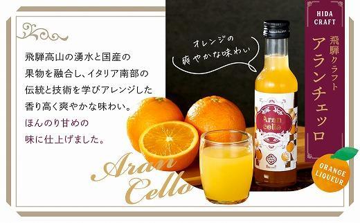 飛騨クラフト アランチェッロ 180ml 1本 | リキュール 酒 お酒 国産 飛騨高山 森瓦店 MM007VC13