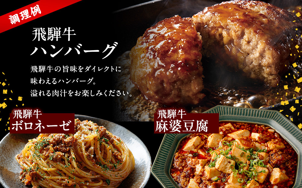 飛騨牛ミンチ1kg（500g×2）| 人気 おすすめ ギフト ミンチ 飛騨牛 牛 ジューシー ハンバーグ お肉 肉 にく  冷凍 冷凍保存 お取り寄せ  飛騨高山ミート MZ042