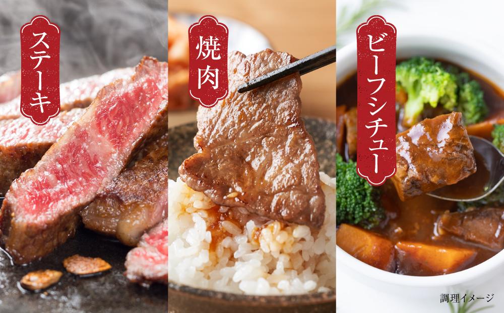 【定期便】飛騨牛（全３回）（ステーキ /焼肉 / ブロック[塊] ) 計1.6kg 全3回  | 焼肉 ステーキ カルビ  牛肉 定期 【飛騨高山ミート MZ101】