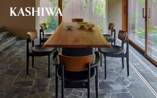 【KASHIWA】CHIC(シック) サイドチェア (座面:革/黒) ダイニングチェア 飛騨の家具 椅子 木製 人気 おすすめ 新生活 一人暮らし 国産 柏木工 AM027