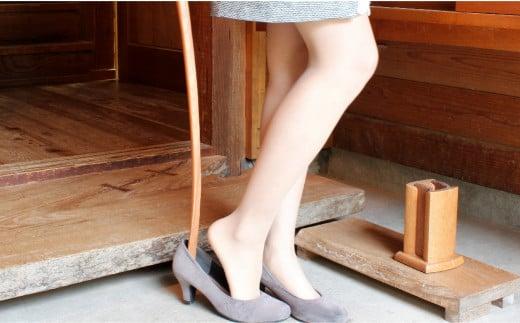 靴べらセット ロング スタンド付き | スタンド 木製 靴べらロング  天然木 シンプル 新築祝い   シューホーン 便利グッズ 普段使い 実用的 モダン 雉子舎 飛騨高山 AP033