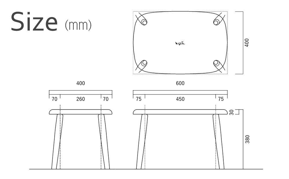 【高島屋選定品】子どもテーブル | 家具 インテリア テーブル サイドテーブル サクラ クルミ 天然無垢材 飛騨の家具 雉子舎 ATKJ022