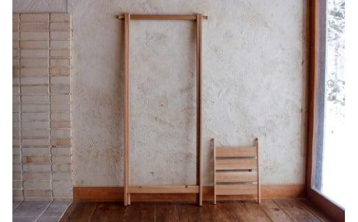 【高島屋選定品】ハンガーラック | 飛騨の家具 国産材 木製 収納ラック 無垢 おしゃれ 人気 おすすめ 新生活 飛騨高山【オークヴィレッジ】ATOV016