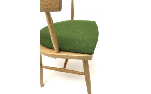 キャップチェア+座クッション布T-14ダイニングチェア 飛騨の家具 飛騨家具 木馬舎 AY031