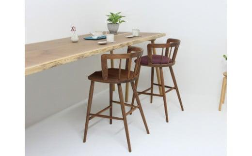 ウォリスカウンターチェア WN／板座ダイニングチェア 飛騨の家具 飛騨家具 木馬舎 AY041