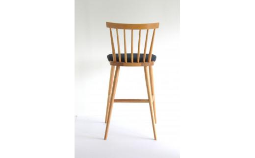 エドワードカウンターチェア OAK／布座T-13ダイニングチェア 飛騨の家具 飛騨家具 木馬舎 AY042