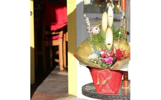 【先行受付/数量限定/年内配送】お正月までにお届け！飛騨高山のお正月飾り モダン門松 『福寿竹』| お正月 飾り 門松 新年 モダン 飛騨高山 下出生花店 BB007