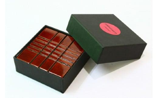 【nokutare】 飛騨春慶のコースター ４枚セット 木製 飛騨の匠 伝統工芸 春慶塗 飛騨高山 ノクターレ CB015