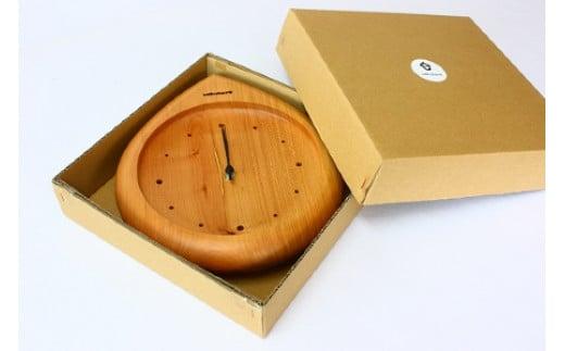 【nokutare】 壁掛け時計 （sizuku） 飛騨の匠 工芸 ウォールクロック 天然木 壁時計 壁掛け ウッド 時計 シンプル プレゼント リビング 寝室 結婚祝い 新築祝い 伝統工芸品 飛騨高山 ノクターレ  CB031