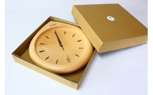 【nokutare】 壁掛け時計 （sizuku） 大 飛騨の匠 工芸 ウォールクロック 天然木 木製 無垢材 壁時計 壁掛け ウッド 時計 シンプル プレゼント リビング 伝統工芸品 飛騨高山 ノクターレ CB035