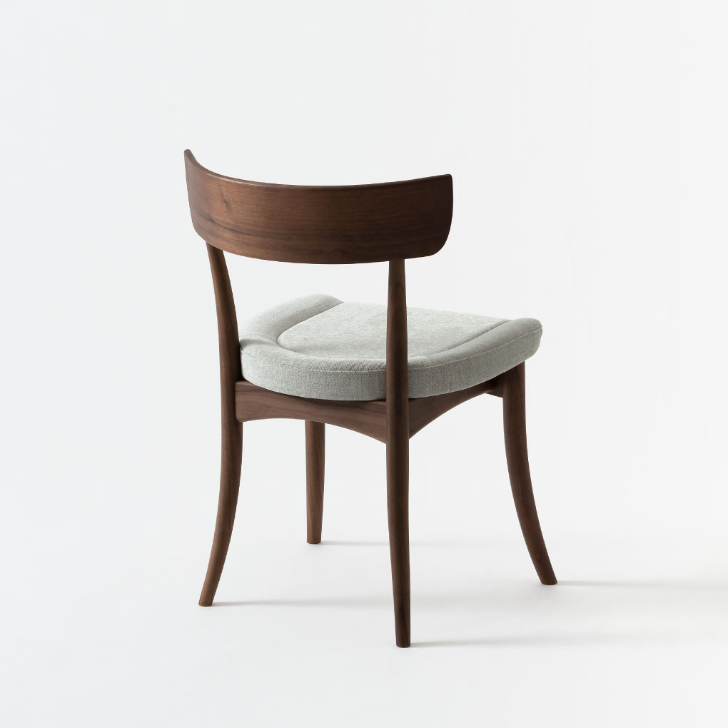 【飛騨の家具】HIDA　クレセント　チェア（張り座）　ウォルナット|家具 イス チェア 椅子 いす ダイニング 人気 おすすめ 新生活 国産 インテリア 飛騨家具 飛騨高山 飛騨産業(株) CG303