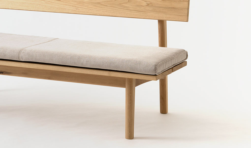 【飛騨の家具】HIDA　森のことば　クリ材仕様　ベンチ　幅145（SR271）|長椅子 腰掛け 椅子 家具 飛騨高山 ダイニング 木製 シンプル おしゃれ 人気 おすすめ 新生活 飛騨産業 CG340
